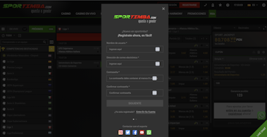 CÓMO REGISTRARME EN SPORTIMBA