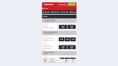 APUESTAS EN VIVO SPORTIUM