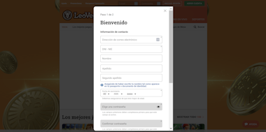 Leo Vegas registro