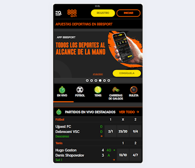 Apuestas en vivo 888sport