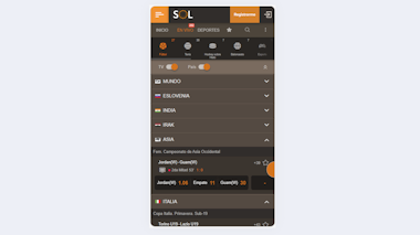 Apuestas en vivo Sol Casino