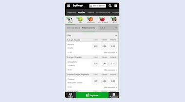 APUESTAS EN VIVO BETWAY ESPAÑA