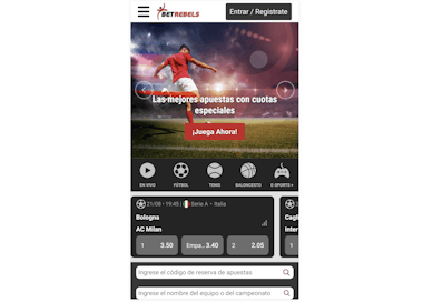 Bet Rebels   Plataforma