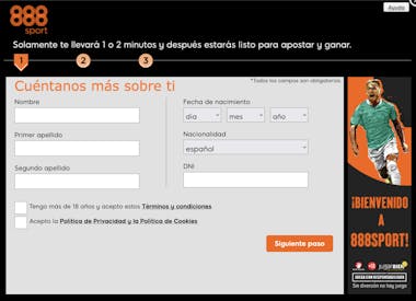 888 registro
