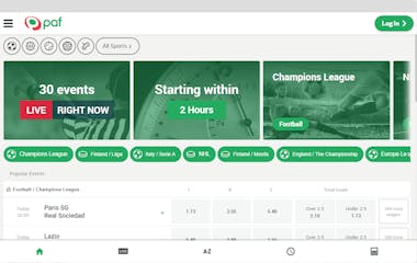 Apuestas en vivo Paf