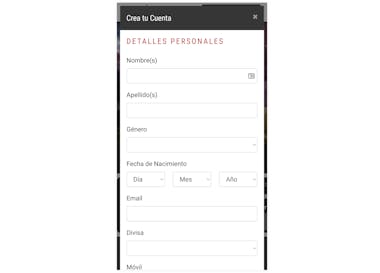 Bet Rebels   Registro